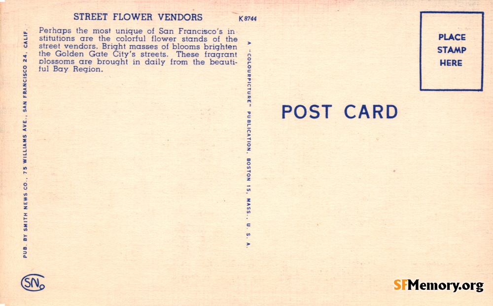 Reverse: Downtown Flower Vendors