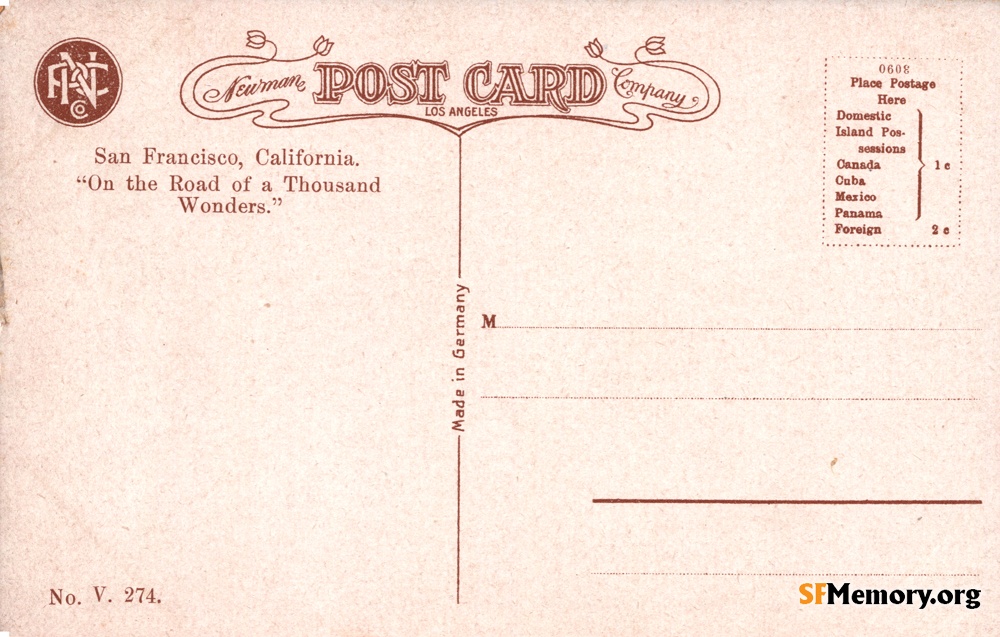 Reverse: Market & California