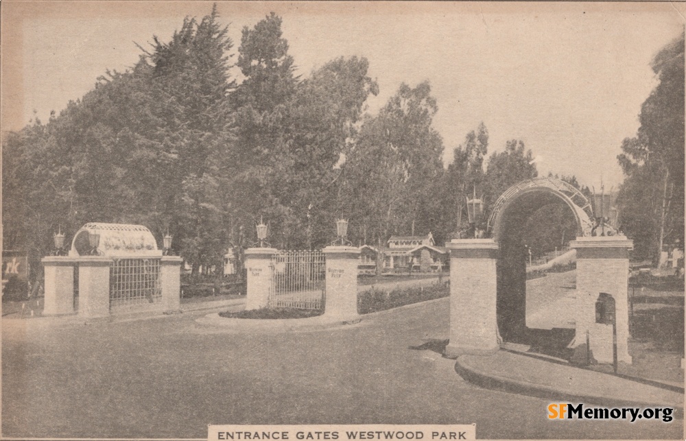 Entrance Westwood Park