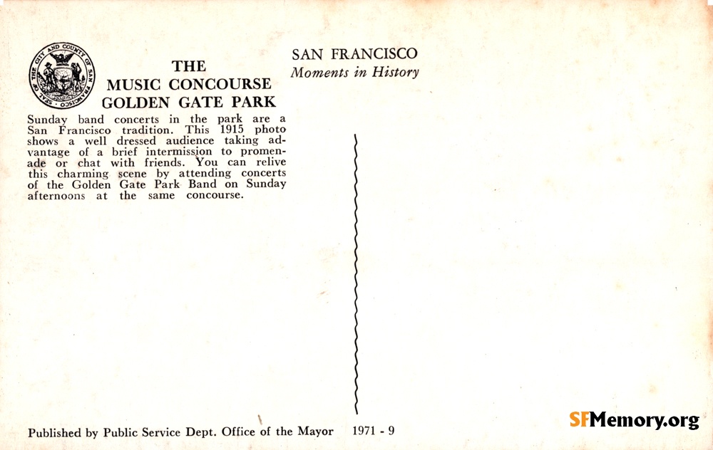 Reverse: Golden Gate Park