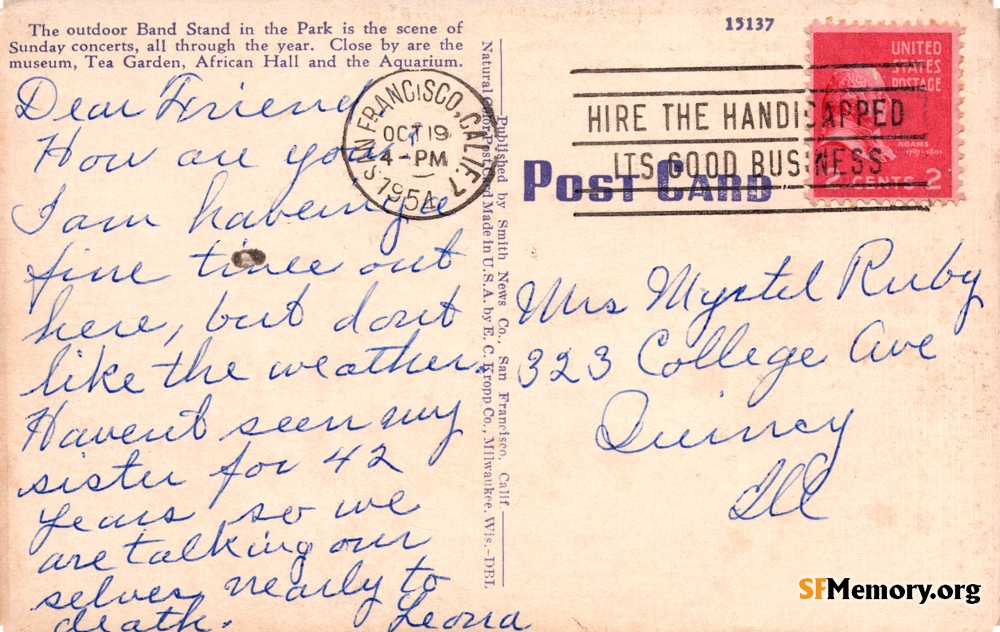 Reverse: Golden Gate Park