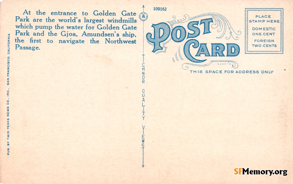 Reverse: Golden Gate Park