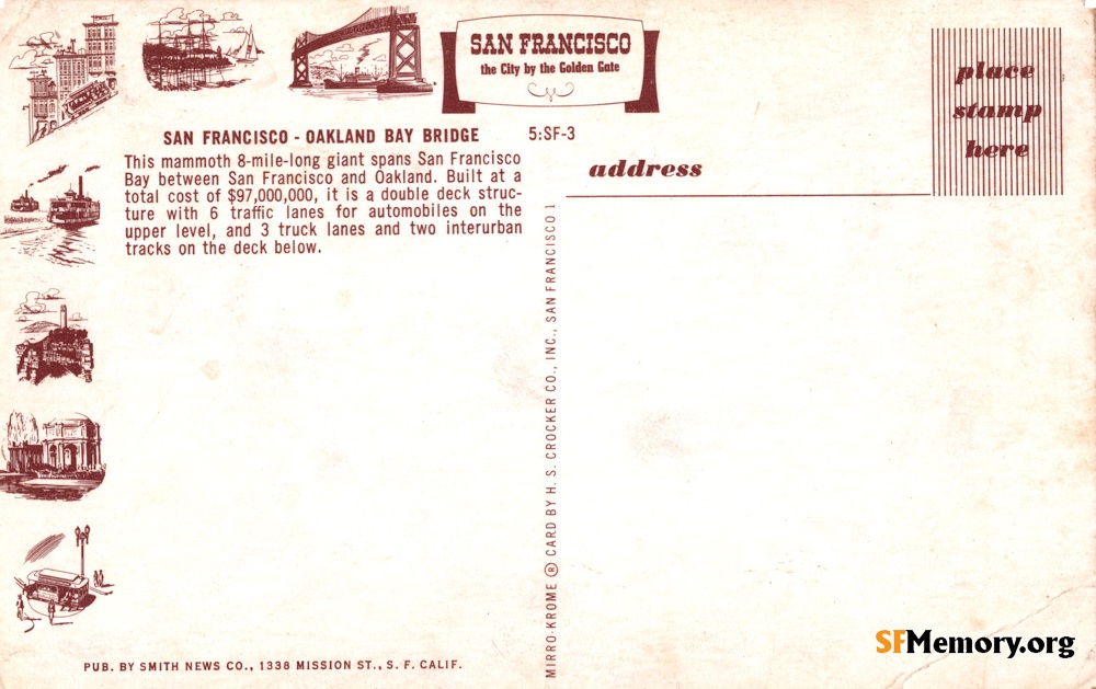 Reverse: Bay Bridge from SF