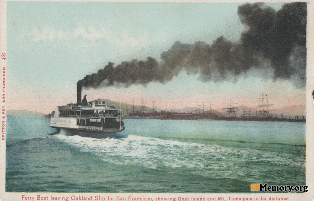 Ferry leaving Oakland