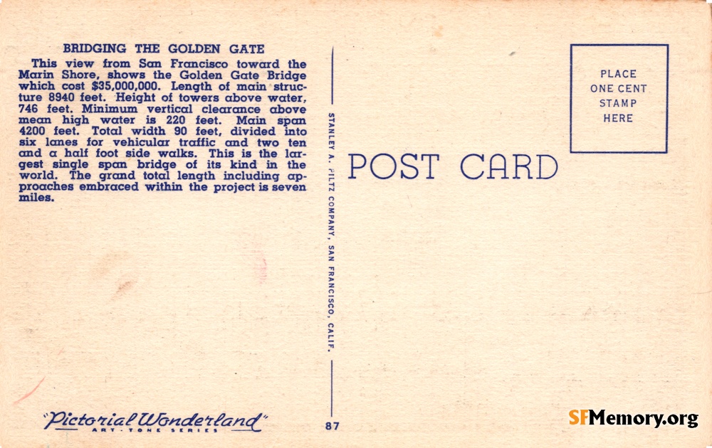 Reverse: Golden Gate Bridge