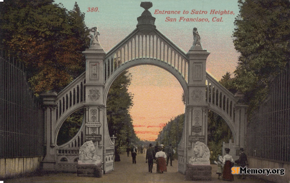 Sutro Heights Entrance