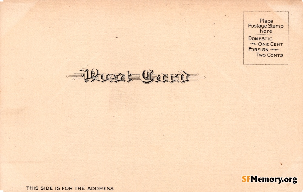 Reverse: Sutro Heights and Gardens