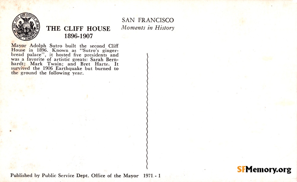 Reverse: 2nd Cliff House