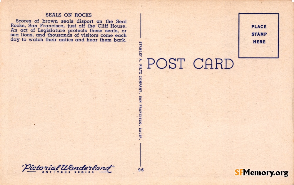 Reverse: Seal Rocks