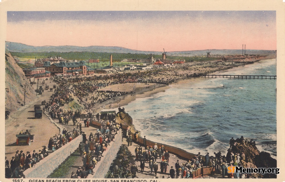 Ocean Beach from Cliff House