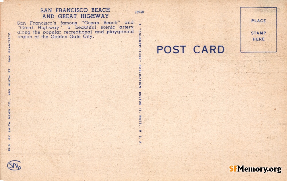 Reverse: View from Sutro Heights