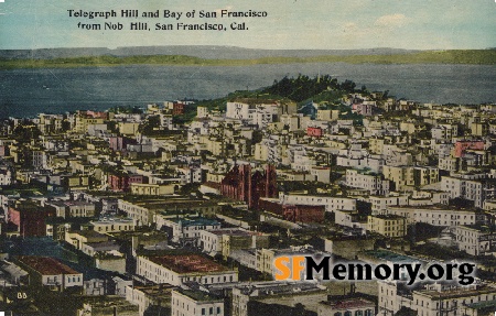 View of Telegraph Hill from Nob Hill