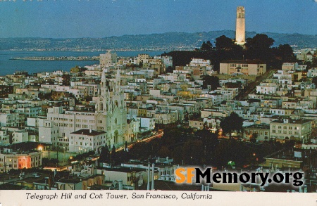 View of Telegraph Hill from Nob Hill