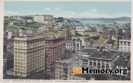 View of Nob Hill from top of Call