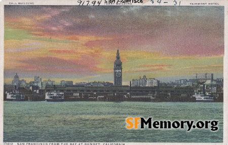 Ferry Building from water