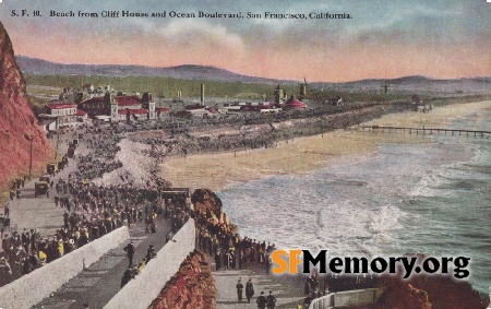 Ocean Beach from Cliff House