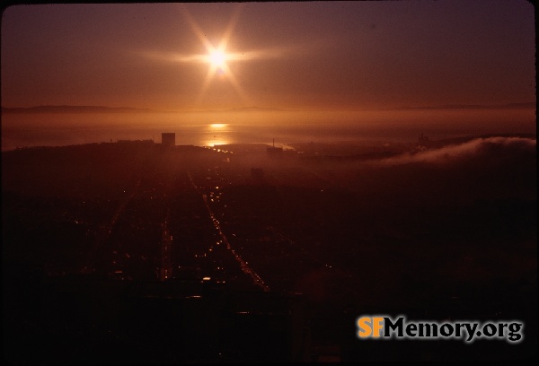 View from Twin Peaks,Oct 1965