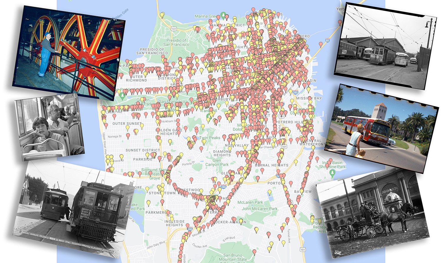 SFMTA Photo Archive Map